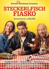 Filmplakat KINO und WEIN Steckerlfischfiasko Filmvergnügen mit Genuss - Treffpunkt für Jung und Alt