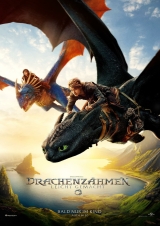 Filmplakat Drachenzähmen leicht gemacht in 2D und 3D 