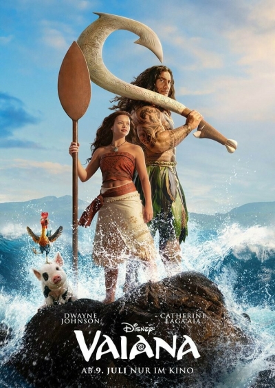 Filmplakat Vaiana in 2D und 3D 